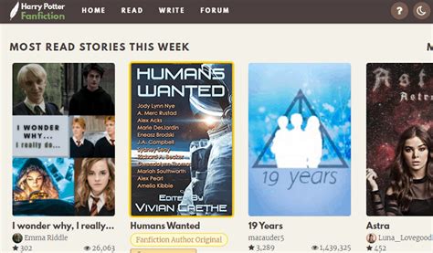 hp fanfiction websites.
